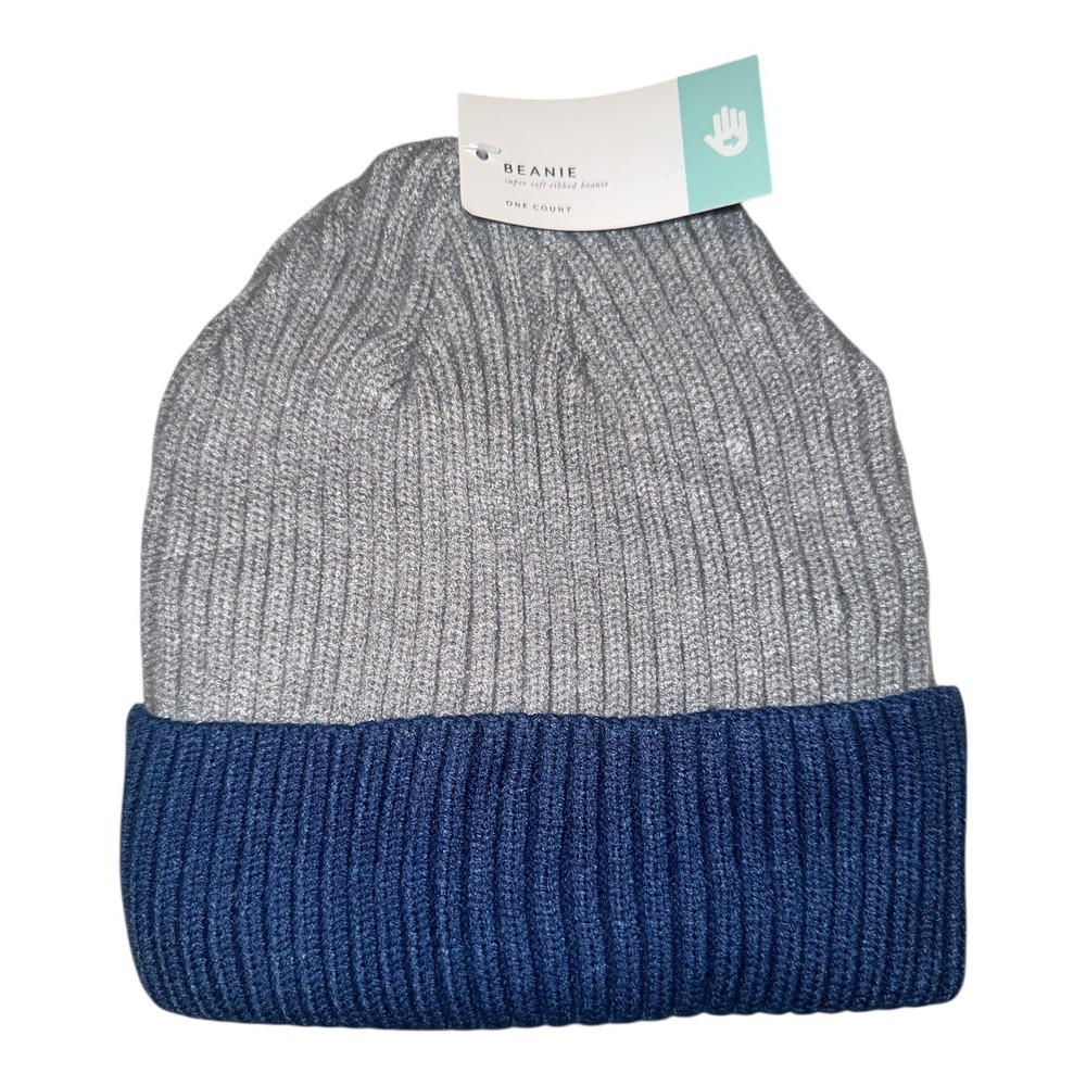 Gertex Blue/Gray Scarf, Hat & Gloves Set - Picture 3 of 4
